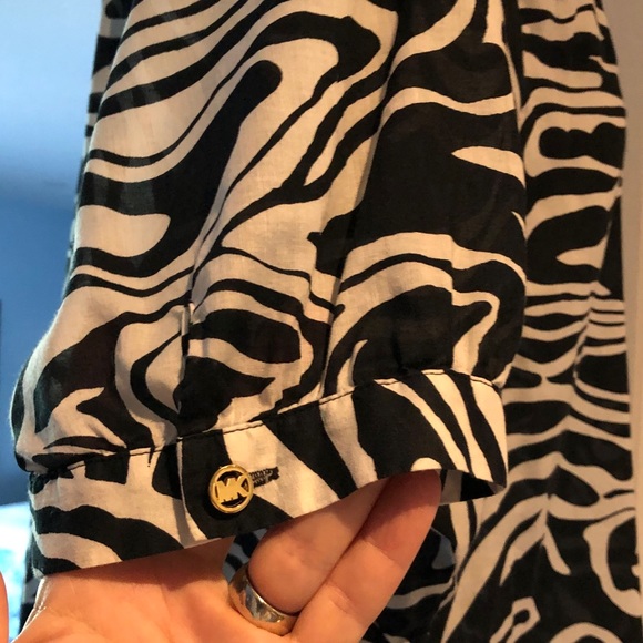 Michael Kors zebra print cotton shirt - Picture 6 of 6